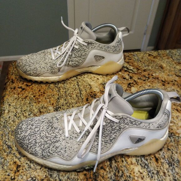 Adidas CodeChaos 21 PrimeBlue Men's Golf Shoes FW5613 White Gray Size 10 - Picture 4 of 12